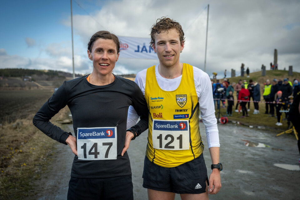 Mathias Flak satte løyperekord i Frostatingløpet Silje Nyborg og Mathias Flak.jpg