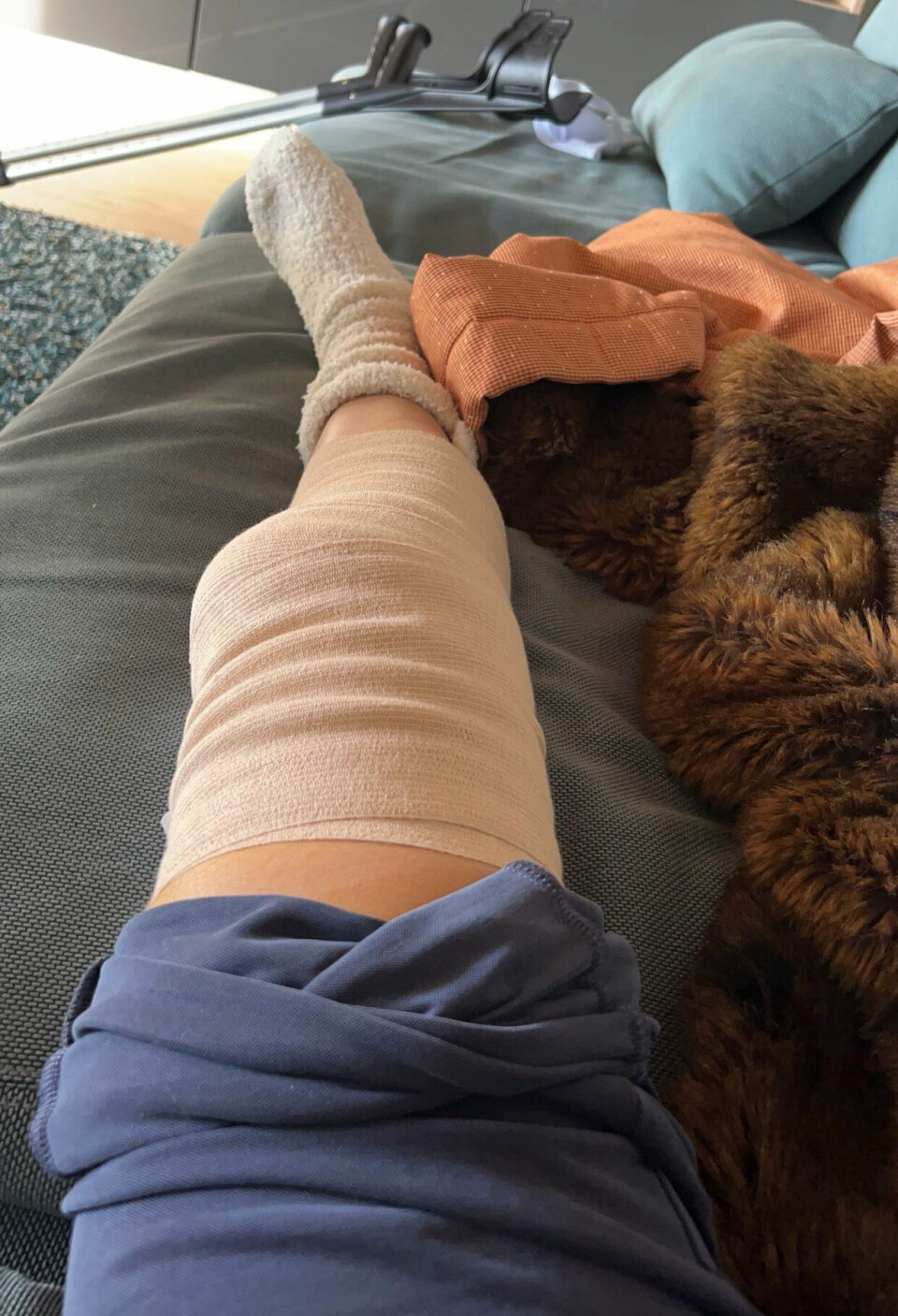 Mye motgang og enda mer treningsglede for Frida Byfuglien Frida-Byfuglien-kneskade-foto-privat.jpg