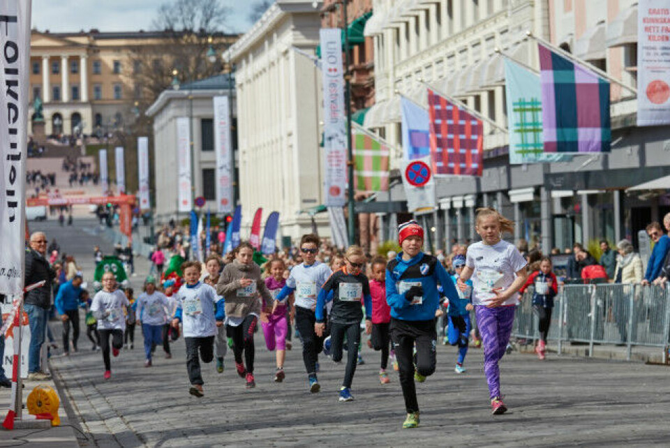 Fra Barneløpene i Sentrumsløpet. Foto: Stian S. Møller Fra Barneløpene i Sentrumsløpet. Foto: Stian S. Møller
