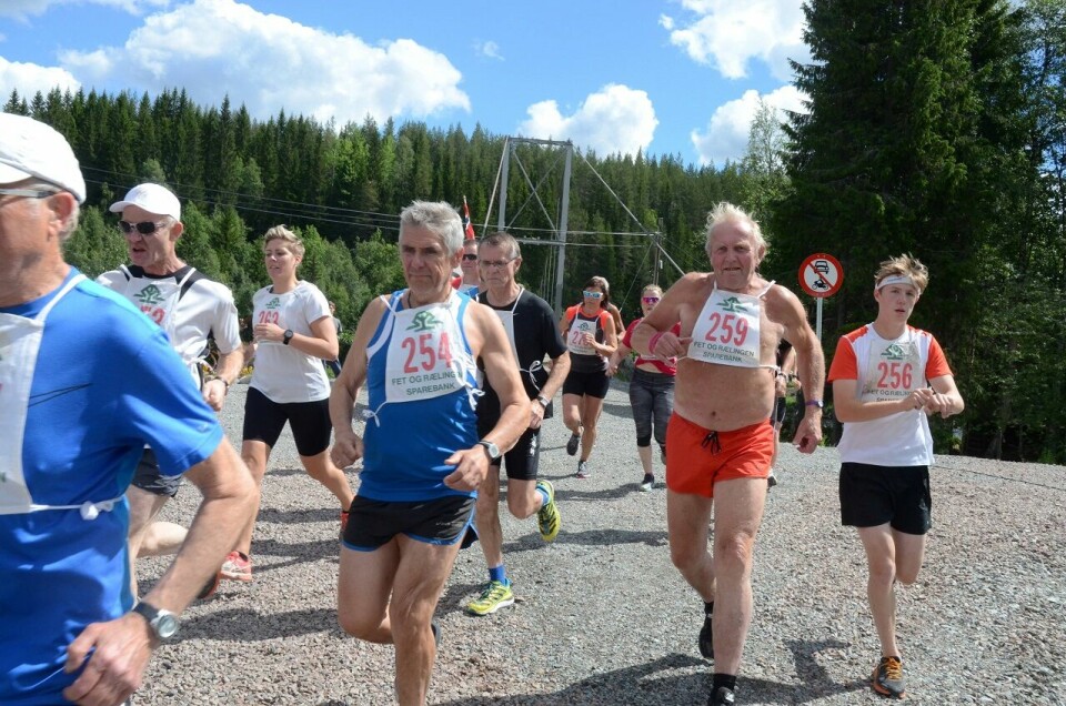 Fra starten for den nye Strandvoldrunden i 2018. (Foto: Monika Søberg/Lokalavisa) Fra starten for den nye Strandvoldrunden i 2018. (Foto: Monika Søberg/Lokalavisa)