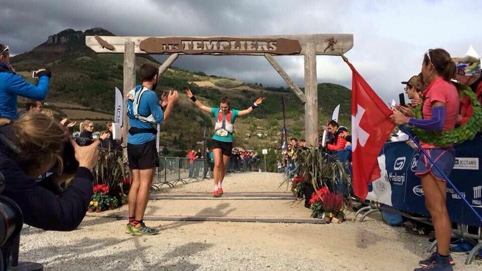Yngvild ultradebuterte med 2. plass i Grand Trail des Templiers Ynvild_Kaspersen_mål.jpg