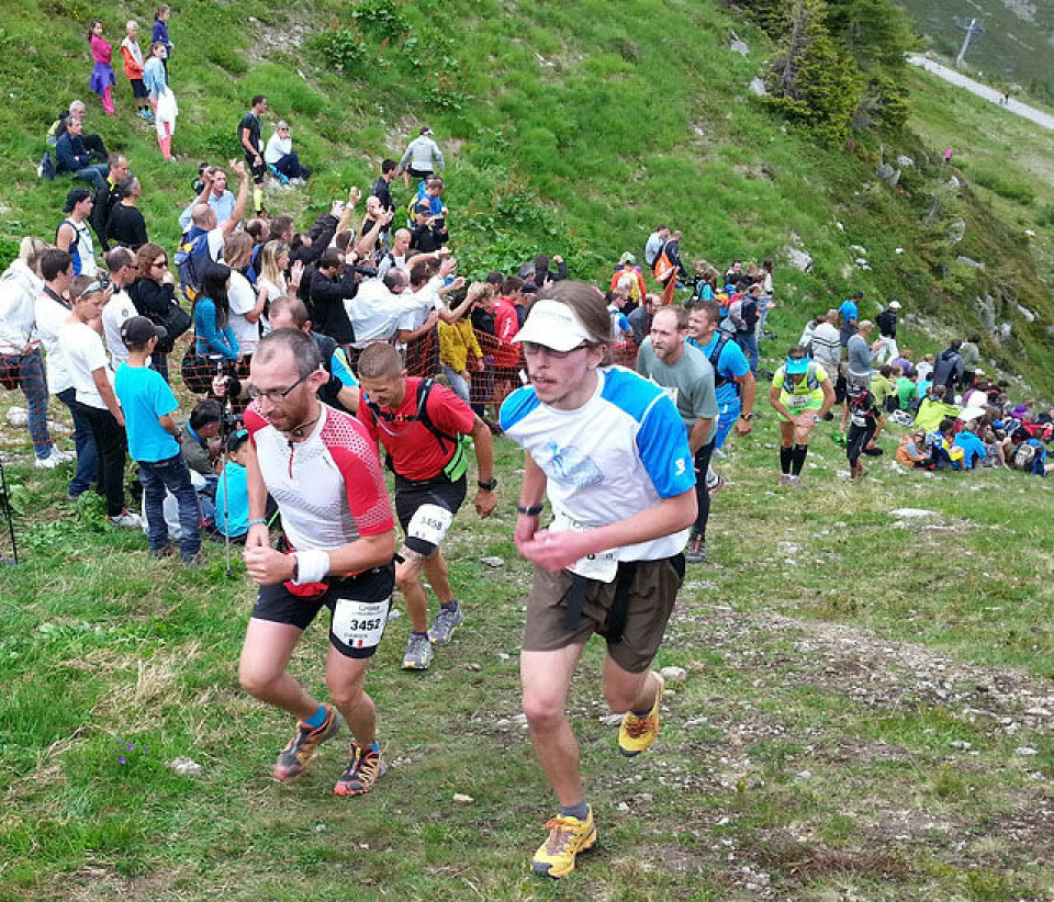 Therese Sjursen nr. 3 på Crossen i Mont Blanc Marathon Stian_Bratsberg_20140628_105753.jpg