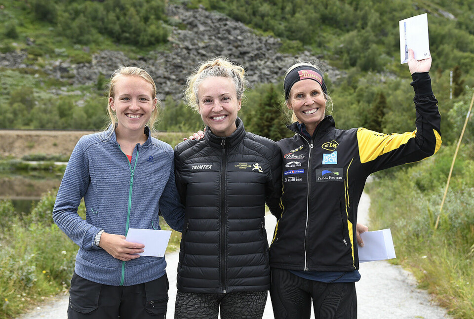 Sammenlagtseieren i Rallarvegsløpet gikk til Therese Falk og Håkon Urdal 50D9521-tre-beste-kvinner-sammenlagt.jpg