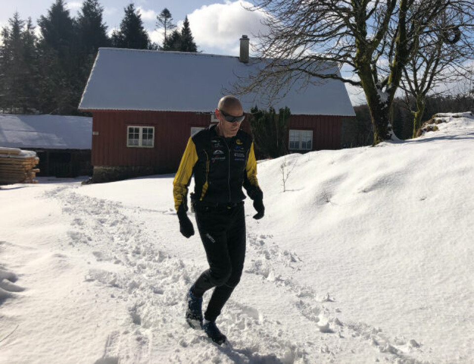18 løpere deltok på det som må karakteriseres som en sprek feiring oystein.jpg