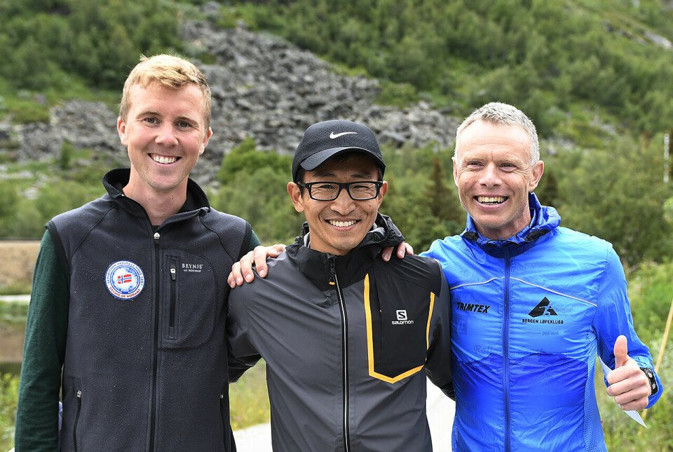 Sammenlagtseieren i Rallarvegsløpet gikk til Therese Falk og Håkon Urdal 50D9537-tre-beste-menn-sammenlagt.jpg