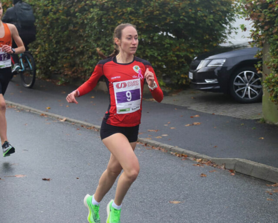 Ola Tjensvoll og Vienna Dahle seiret på 5 km i Sandnesløpet Vienna.jpg