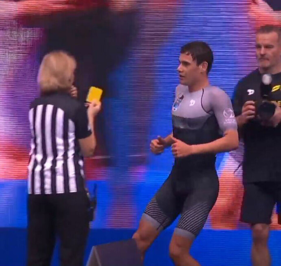 Gustav Iden tok en femteplass i Arena Games Triathlon Gustav Iden_gult kort.jpg