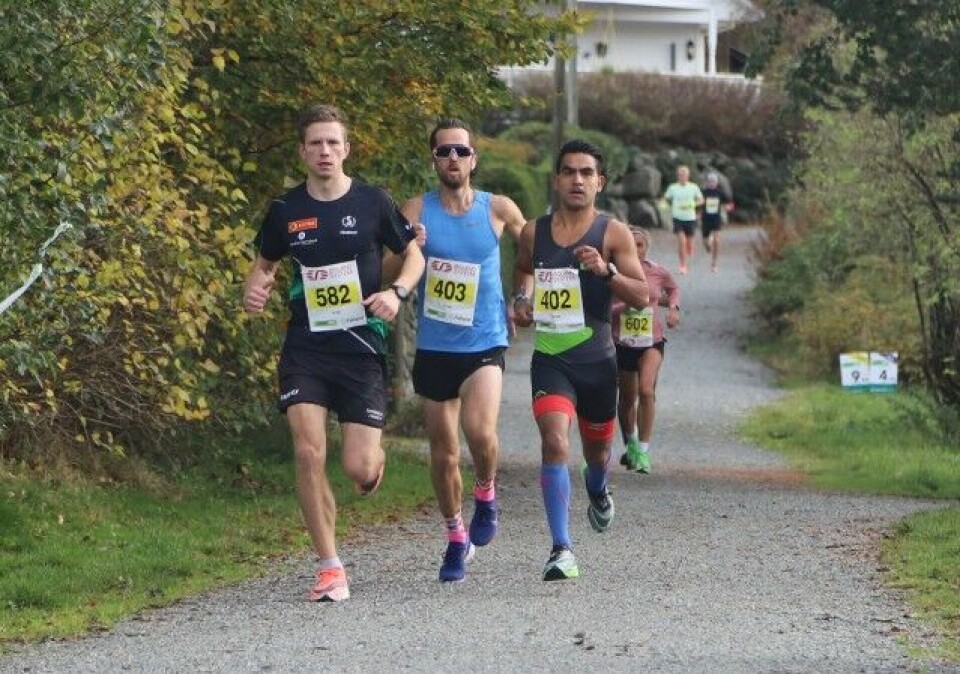 Ola Tjensvoll og Vienna Dahle seiret på 5 km i Sandnesløpet 10kmherrer.jpg