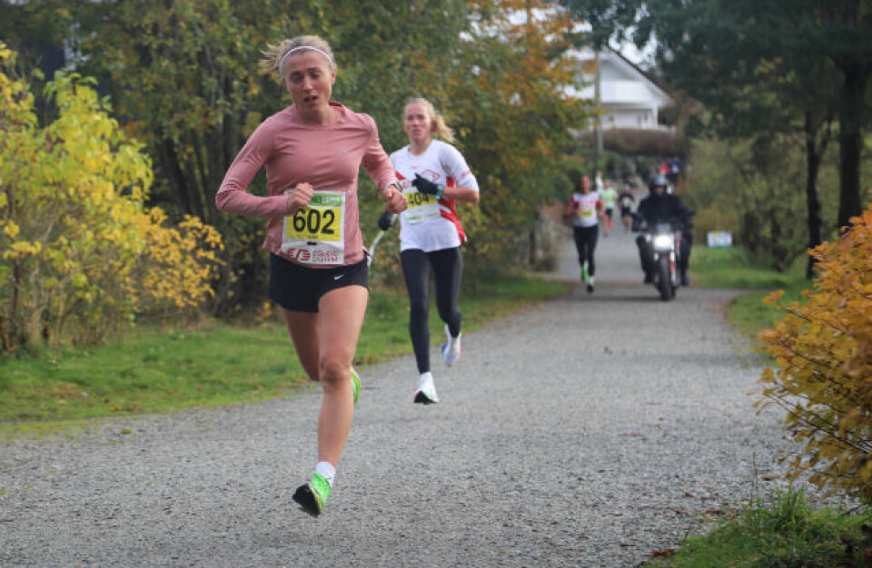 Ola Tjensvoll og Vienna Dahle seiret på 5 km i Sandnesløpet maria.jpg