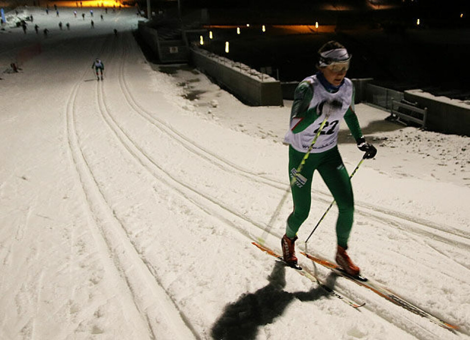 Marit Vala, Rustad gjentar bedriften fra ifjor og vinner OBIK-karusellens åpningsrenn. Foto: Heming Leira Marit Vala, Rustad gjentar bedriften fra ifjor og vinner OBIK-karusellens åpningsrenn. Foto: Heming Leira