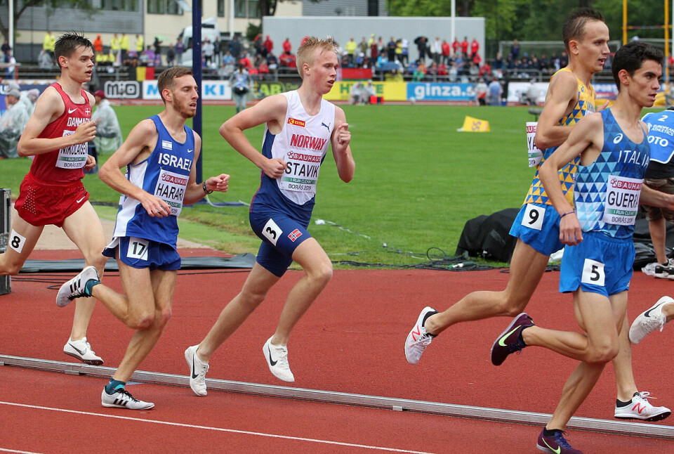 EM U20: Håkon Stavik var skuffet etter 11. plass på 5000 m 5000m_gutter_Haakon_Stavik_skaffer_seg_rom_1280_A20G4599.jpg