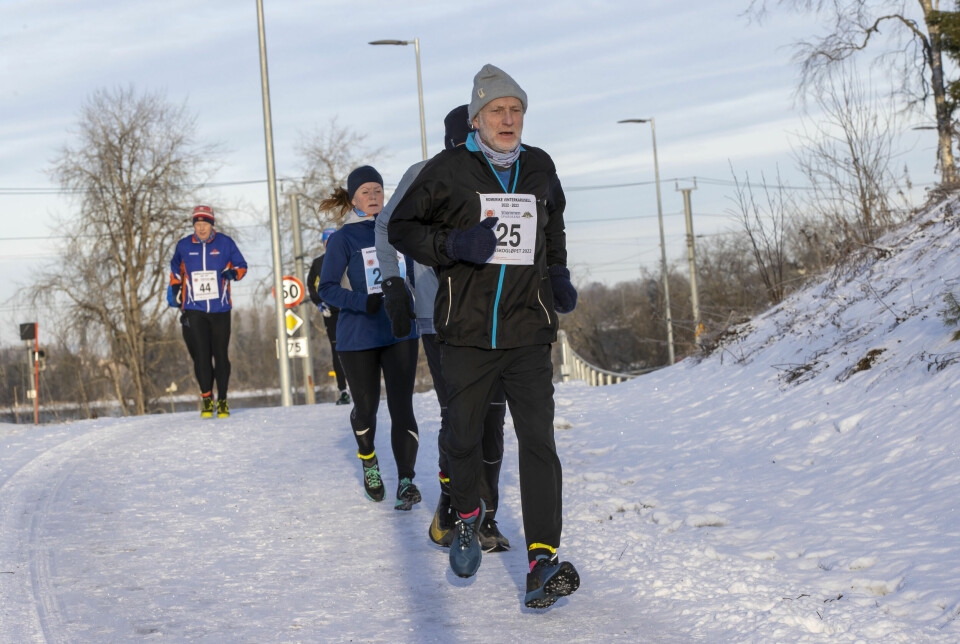 Magnus Salberg og Tone Fløttum løp raskest på 10 km i Vinterkarusellen på Haga Vinterkarusellen - Haga - 4 februar 2023 - 4.jpg