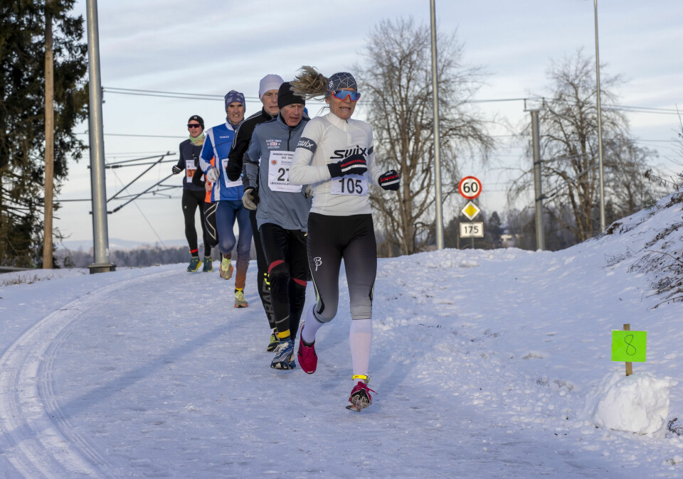 Magnus Salberg og Tone Fløttum løp raskest på 10 km i Vinterkarusellen på Haga Vinterkarusellen - Haga - 4 februar 2023 - 5.jpg
