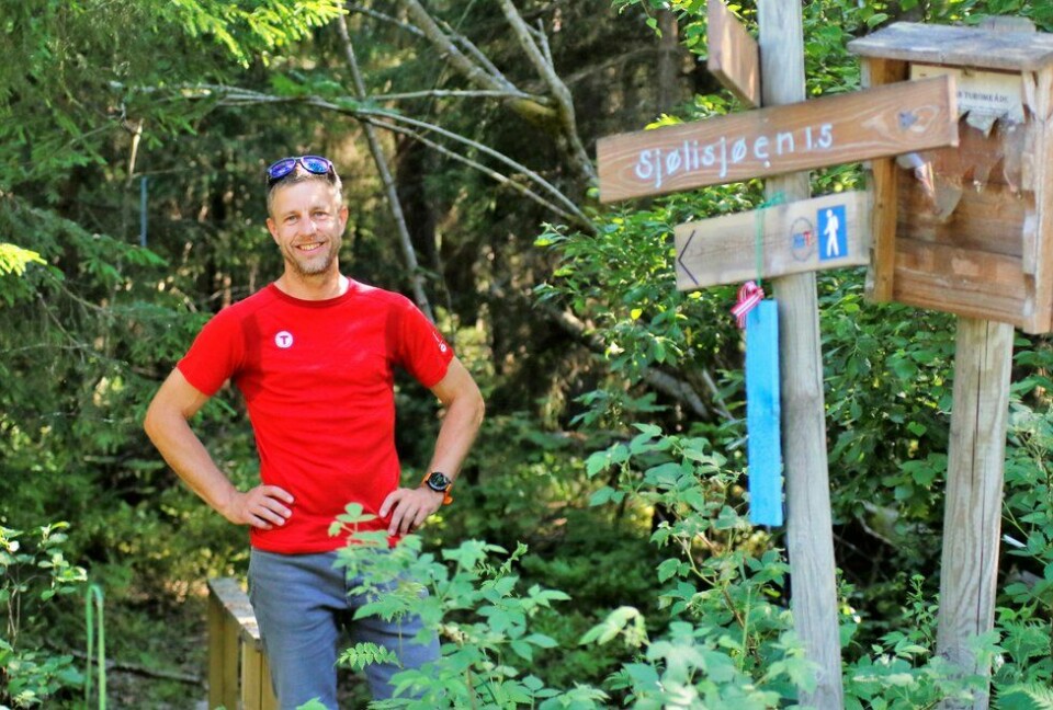 Bilder fra starten og 7 km ut i HHT Ultra HHT Ultra - 7 km