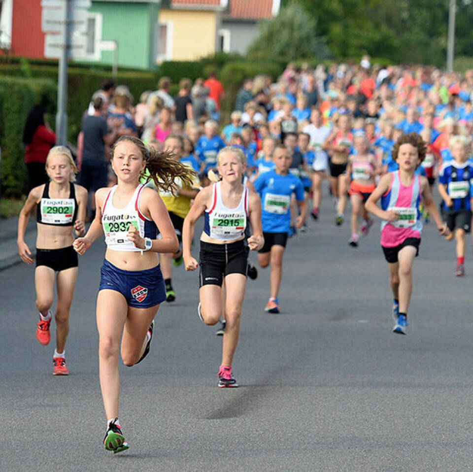 Marthe Katrine Myhre ble beste norske i Etape Bornholm xIngrid_Elise_Kullerud_Vilde_Fredriksen_Hasle_start_barn2.jpg