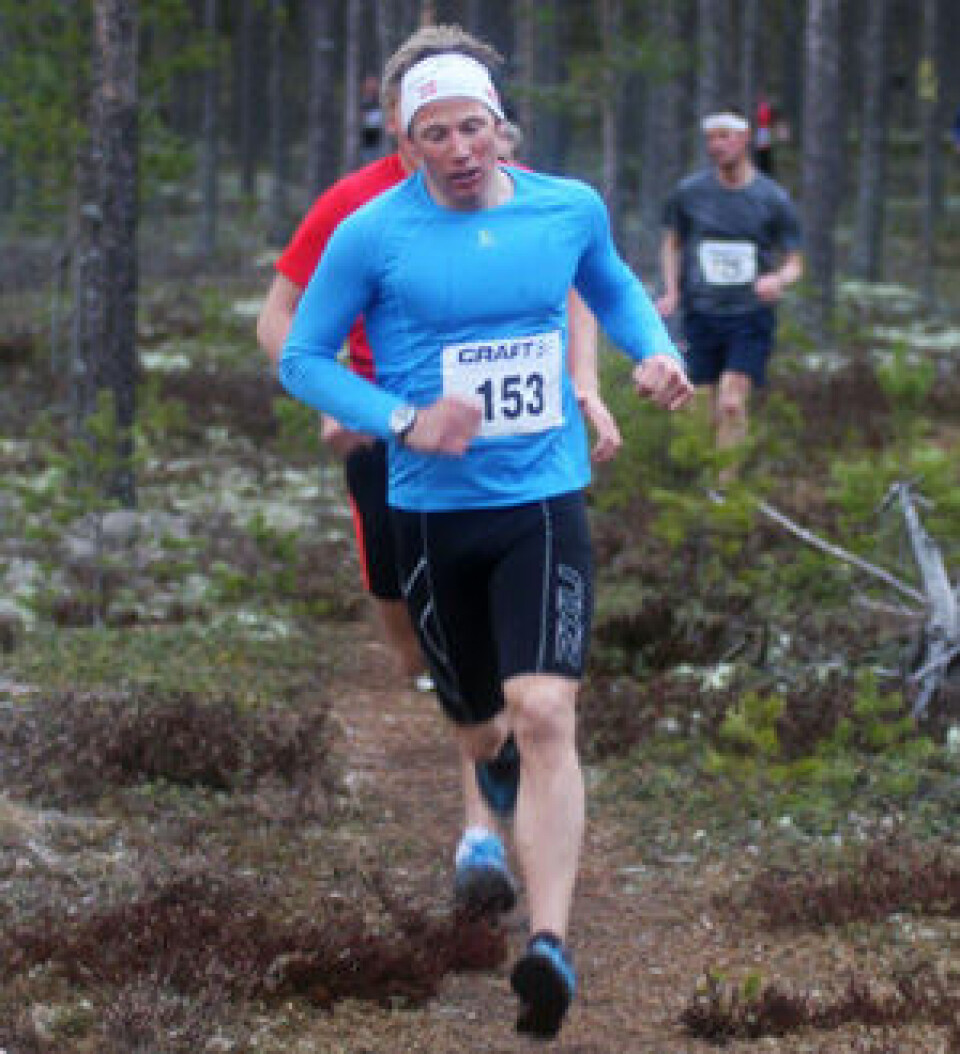 Marius Kjerneth vant i varmen i Risberget Rundt