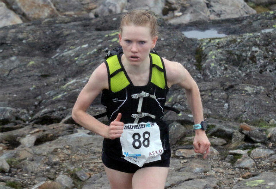 Karoline Holsen Kyte på vei mot løyperekord i Gullfjellet Opp Karoline Holsen Kyte på vei mot løyperekord i Gullfjellet Opp