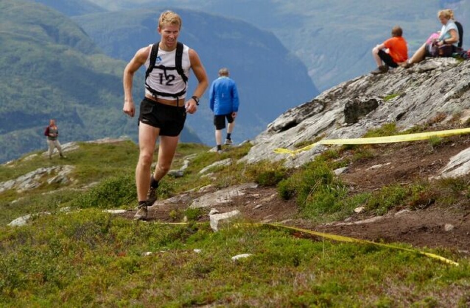 Stian Stærkeby Jelstad var førstemann på Mefjellet Stian_Stærkeby_Jelstad
