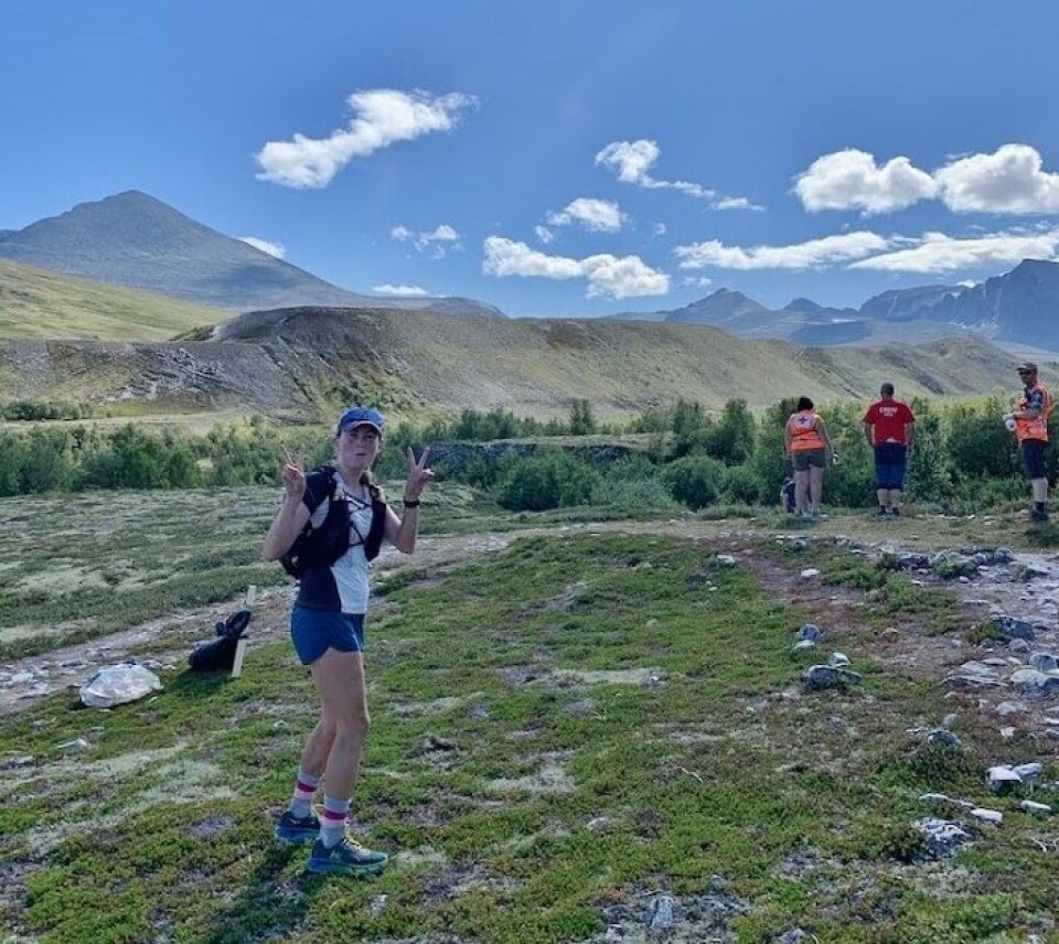 Molly Bazilchuk og Paul Ogier vant Salomon Rondane 100 Molly_i_løypa.jpg