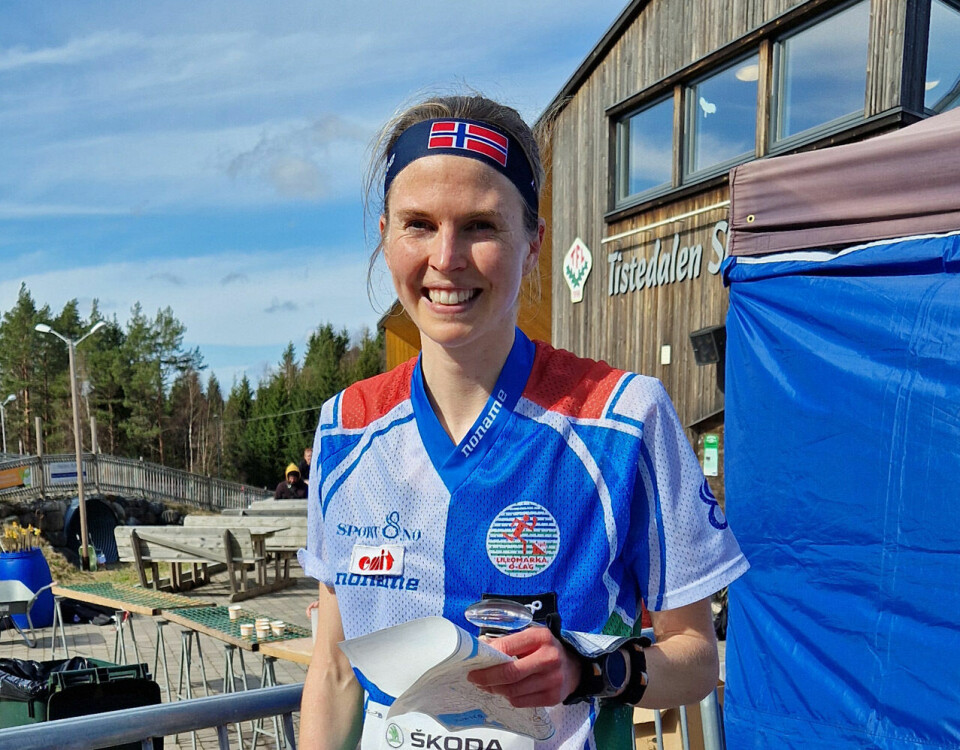 Andrine Benjaminsen, Lillomarka. (Foto: Stein Arne Negård) Andrine Benjaminsen, Lillomarka. (Foto: Stein Arne Negård)