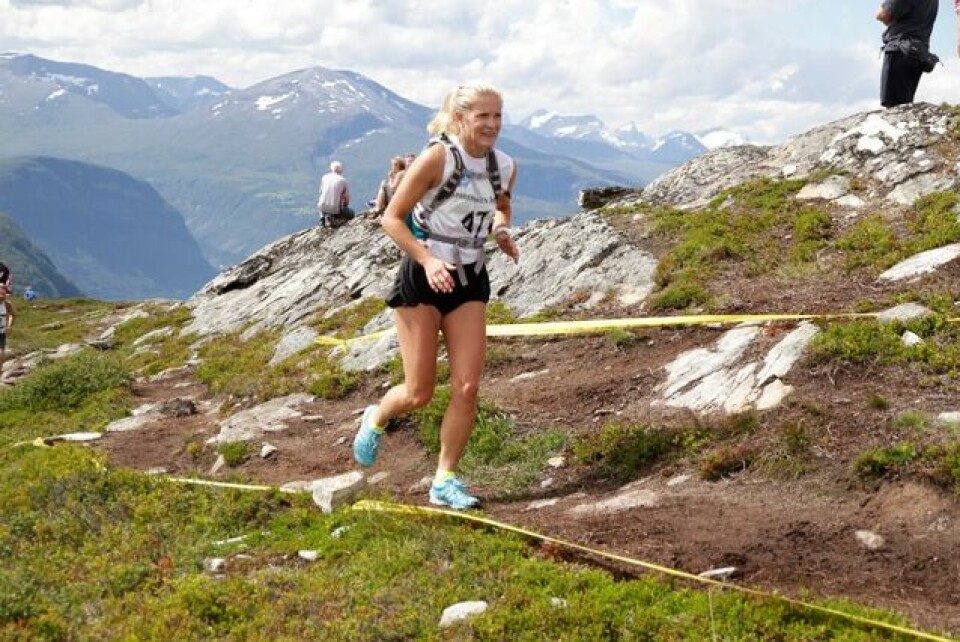 Stian Stærkeby Jelstad var førstemann på Mefjellet Benedikte_Liepelt