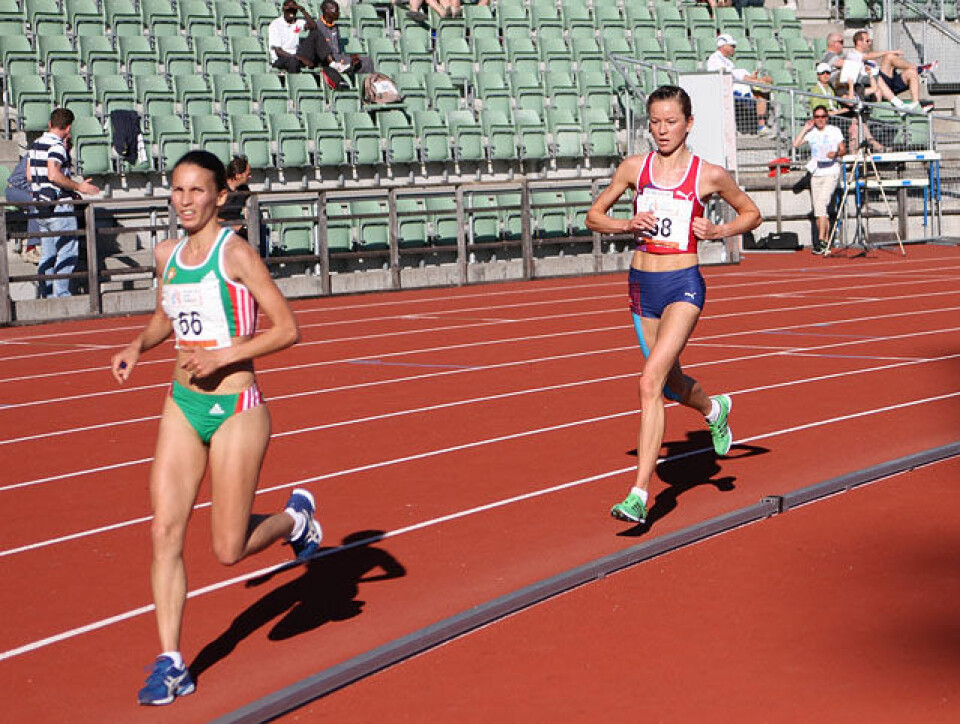 Sterk norsk 10.000 m-innsats
