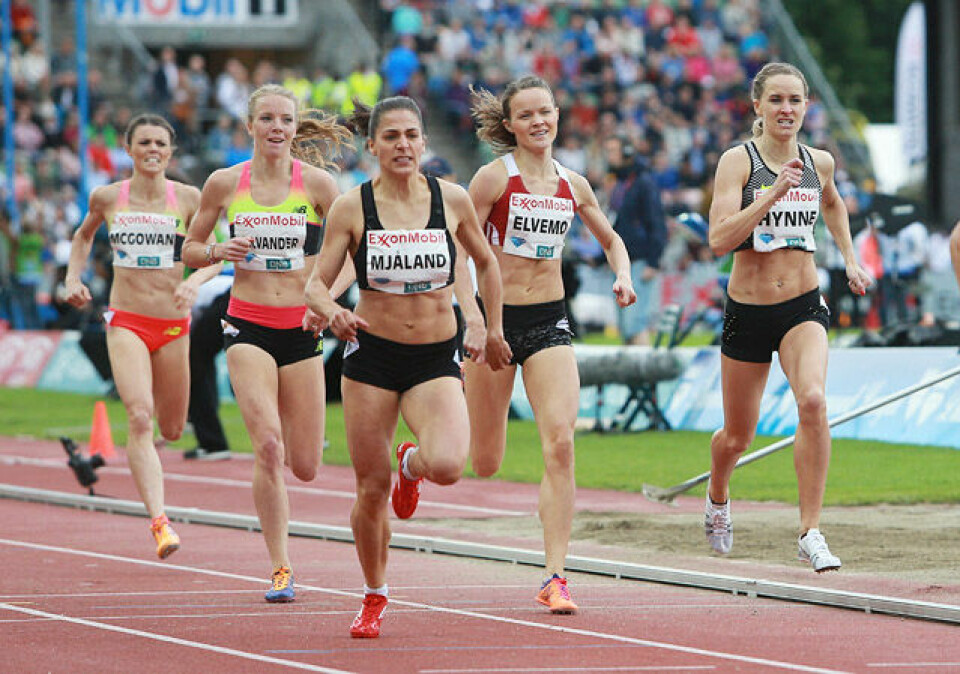 Akkurat som under Bislett Games, der dette bildet er tatt, løp den norske 800 m-trioen meget bra under tøffe forhold i Stockholm. (Foto: Kjell Vigestad) Akkurat som under Bislett Games, der dette bildet er tatt, løp den norske 800 m-trioen meget bra under tøffe forhold i Stockholm. (Foto: Kjell Vigestad)