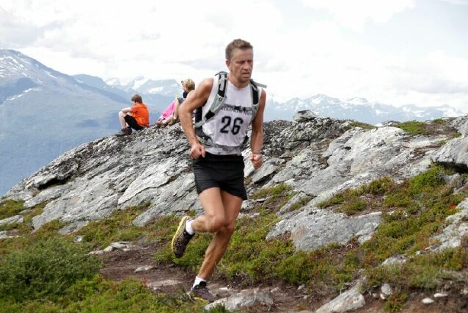 Stian Stærkeby Jelstad var førstemann på Mefjellet Per Ove Walaker