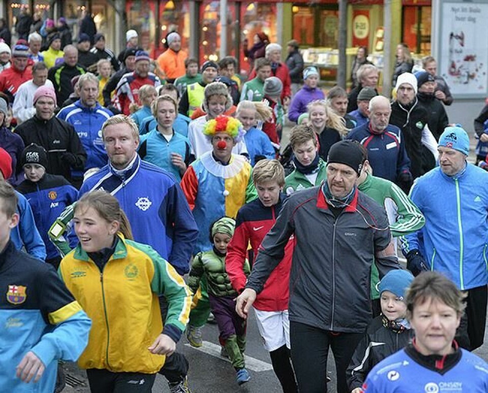 Bildet fra en tidligere utgave av nyttårsløpet (foto: Bjørn Johannessen). Bildet fra en tidligere utgave av nyttårsløpet (foto: Bjørn Johannessen).