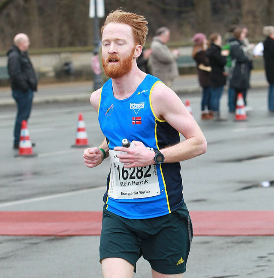 296 norske blant 24 697 som fullførte Berlin Halvmaraton - stor bildereportasje! Stein_Henrik_Olaussen_Varegg_5km_A20G2235.jpg