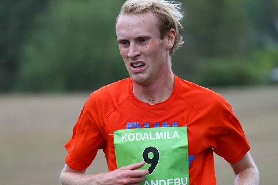 Kodalmila: Håkon Hjemly vant det første terrengløpet Haakon_Skarsholt_Vinner_10km_2014.jpg