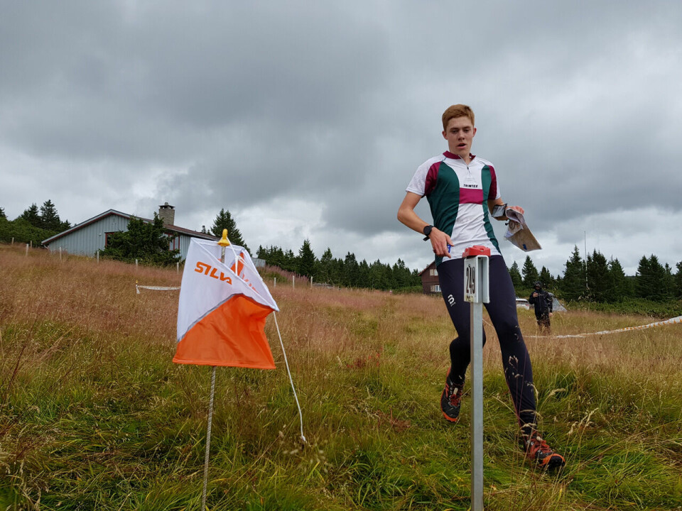 Vinner av H21-, Sander Tonjer Fingarsen (Elverum OK), mot mål. (Foto: Stein Arne Negård.) Vinner av H21-, Sander Tonjer Fingarsen (Elverum OK), mot mål. (Foto: Stein Arne Negård.)