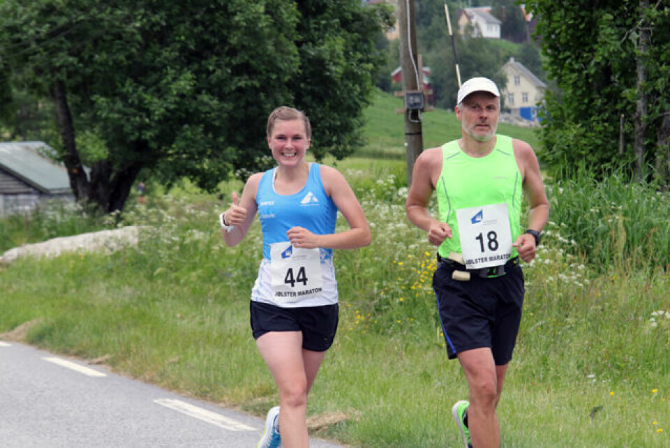 Vivian Kyte og Jens Andreas Melheim vant Jølster Maraton 1P1A7239.jpg