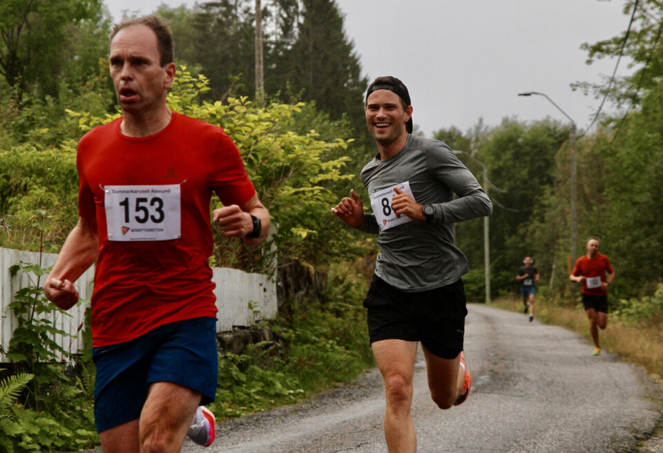 64 løpere deltok på avslutningen i Ålesund Sommerkarusell 10km_tet