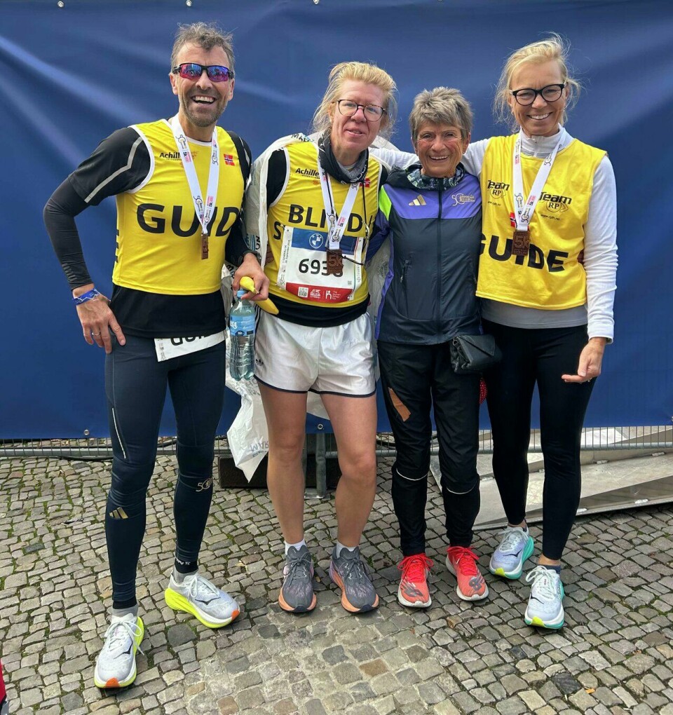 Mange gode norske resultater i Berlin Marathon 2024 Svein-Erik Bakke, Julie Garsiot, Vera Nystad og Torunn Paulsen Tofteng