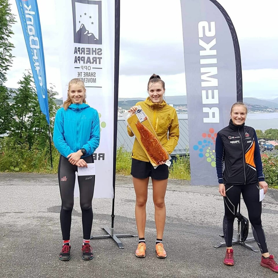 Eirik Haugsnes satte løyperekord i Sherpatrappa Opp Pallen_kvinner.jpg