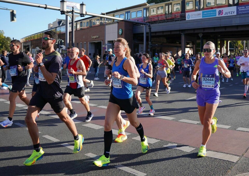 Mange gode norske resultater i Berlin Marathon 2024 Nr 82515 er Solveig Katrine Smedsland, mens nr 32444 er Kathrine Vandraas under Berlin Marathon 2024