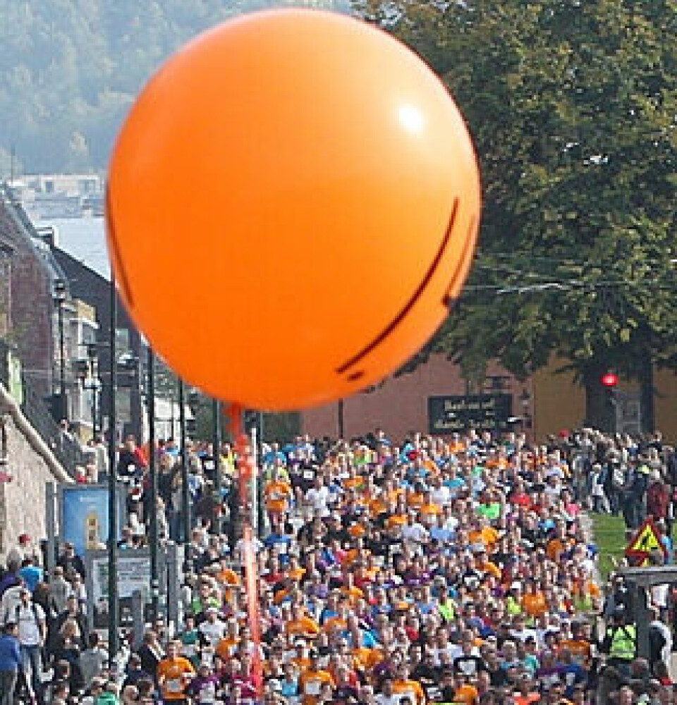 Oslo Maraton: Økt kontingent 1. april Ballong