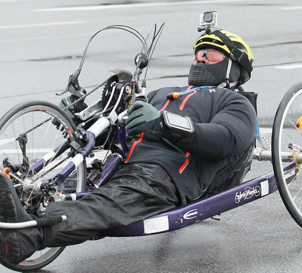 296 norske blant 24 697 som fullførte Berlin Halvmaraton - stor bildereportasje! Handbiker_A20G1923.jpg