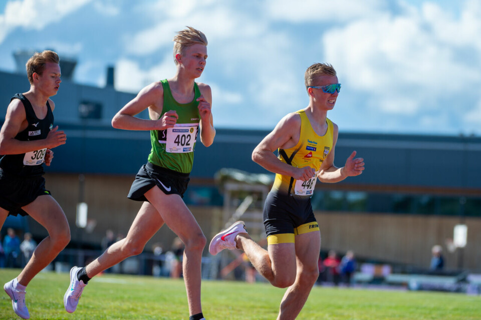 UM 2020: Oskar Opstad Vike (G16) og Anna Marie N. Sirevåg (J16) vant 3000 meter G16_3000m_Heat2_Benjamin Olsen (402)_Heat_DSC0375.jpg