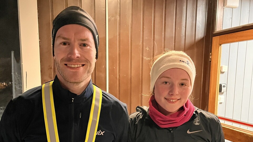 Kveldens vinnere, Øyvind Flobergseter og Andrea Brække. (Foto: Arrangøren) Kveldens vinnere, Øyvind Flobergseter og Andrea Brække. (Foto: Arrangøren)