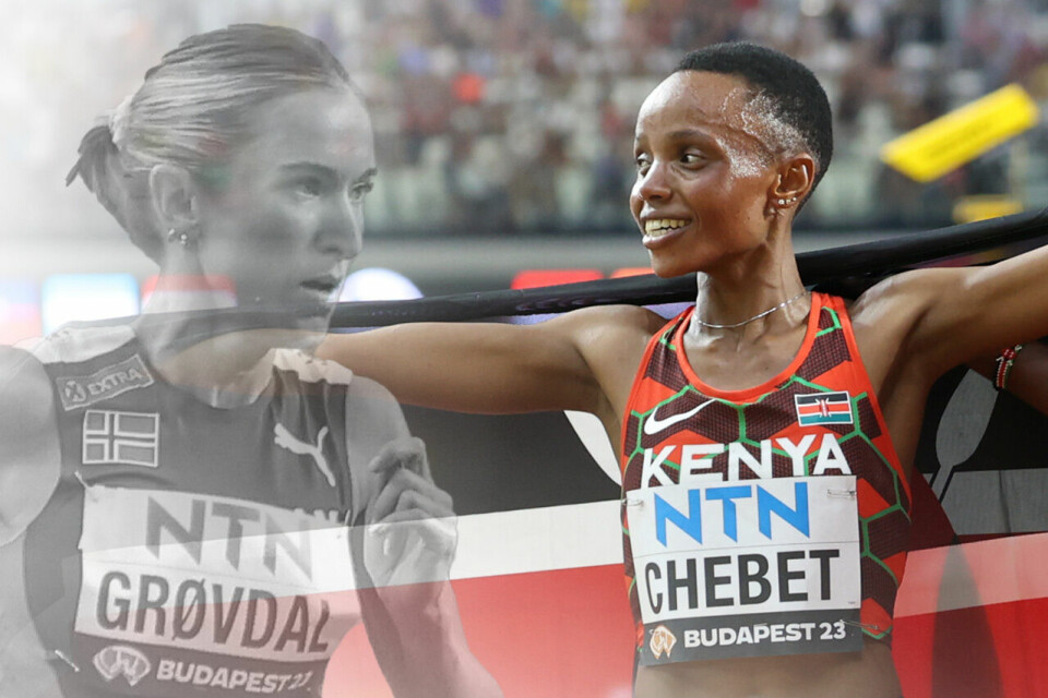 Beatrice Chebet ble verdensmester i terrengløp. Karoline Bjerkeli Grøvdal ble nummer 14. (Foto; Arne Dag Myking) Beatrice Chebet ble verdensmester i terrengløp. Karoline Bjerkeli Grøvdal ble nummer 14. (Foto; Arne Dag Myking)