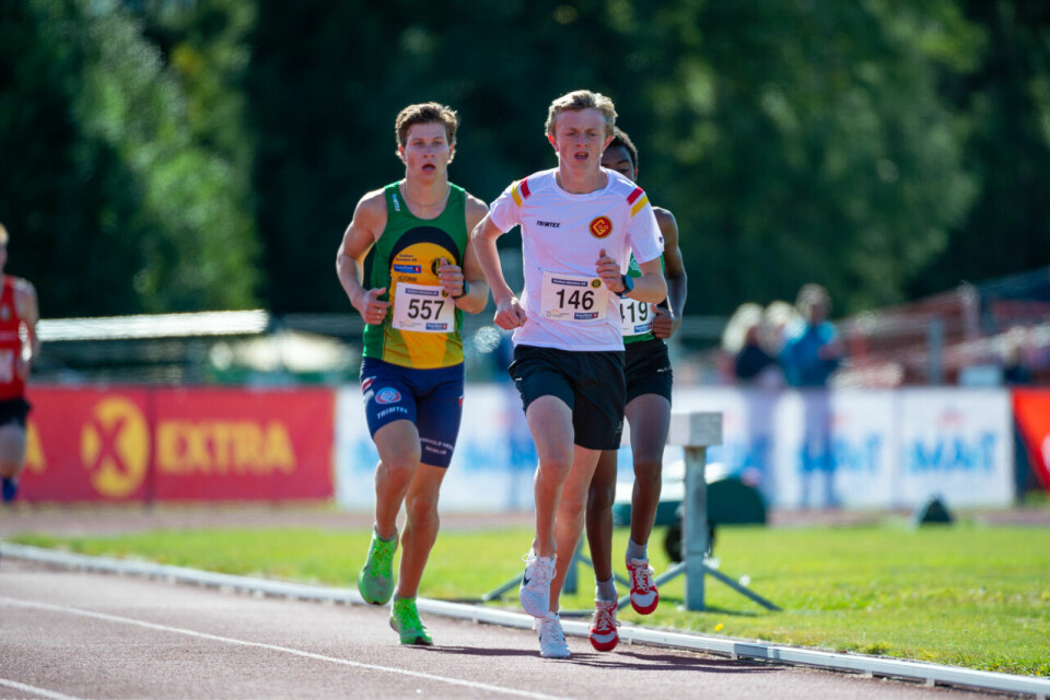 UM 2020: Oskar Opstad Vike (G16) og Anna Marie N. Sirevåg (J16) vant 3000 meter G16_3000m_Heat1_Daniel Måkestad Fadnes (146)_DSC0339.jpg