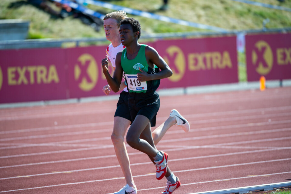 UM 2020: Oskar Opstad Vike (G16) og Anna Marie N. Sirevåg (J16) vant 3000 meter G16_3000m_Heat1_Guleed Abdulrahman Doaale (419)_DSC0343.jpg