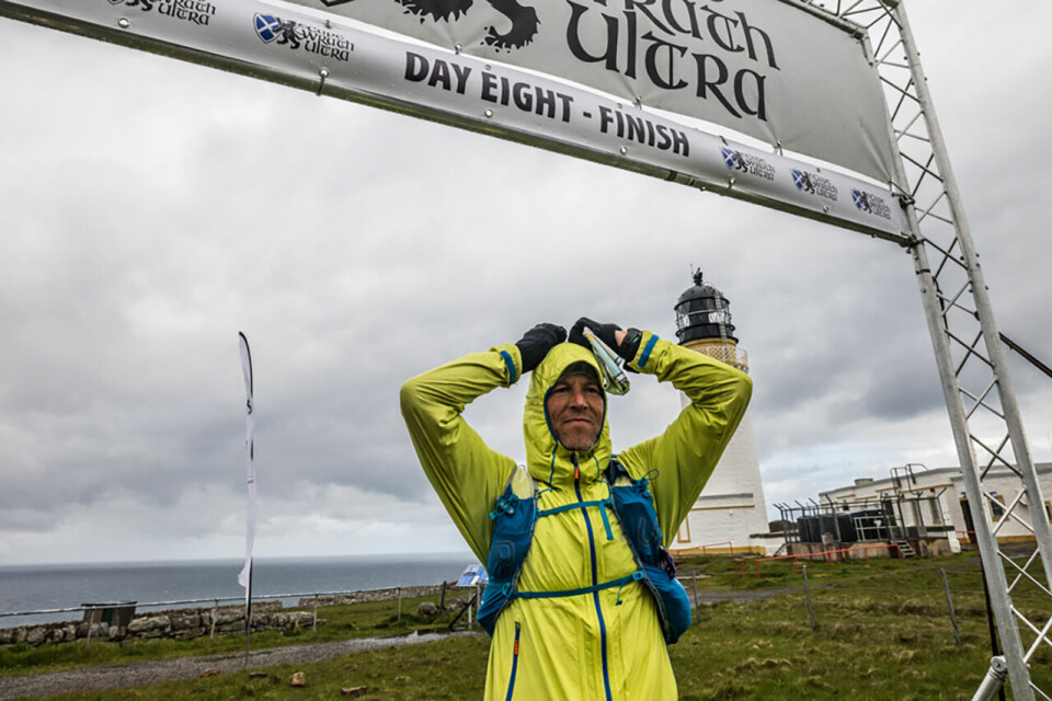 Thomas Øderud med andreplass i Cape Wrath Ultra Graham Walton contemplates his win at the CWU2022 - Cape Wrath Ultra - No Limits Photography.jpg