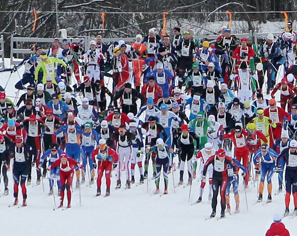 Holmenkollmarsjen: Golberg vant trimdistansen, løper vant 47 km Start_Soerkedalen_elite_menn_A20G8047.jpg