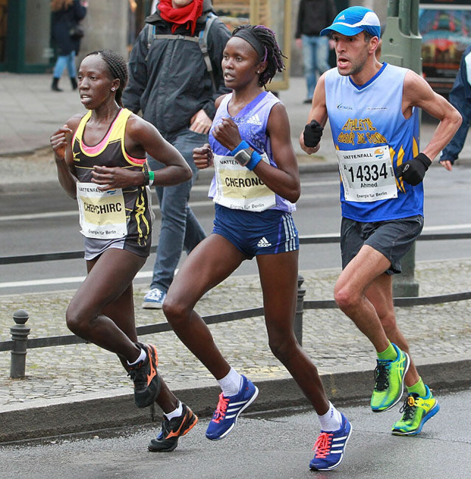 296 norske blant 24 697 som fullførte Berlin Halvmaraton - stor bildereportasje! Jager_Isabellah_Andersson_Kosgei_og_Cherono_A20G2534.jpg