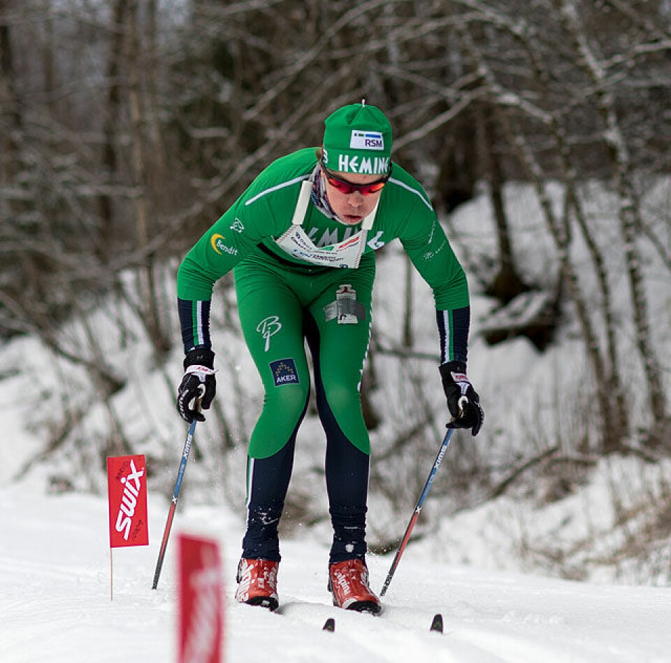Holmenkollmarsjen: Golberg vant trimdistansen, løper vant 47 km Christopher_Grindhaug_i_tet_underveis_foto_Magnus_Nyloekken71A1306.jpg