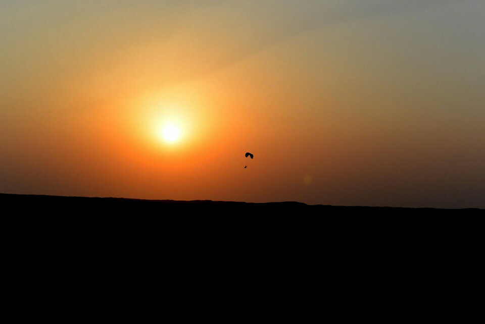 Sondre Amdahl nr. 6 i Oman Desert Marathon etter 4. etappe sol.jpg