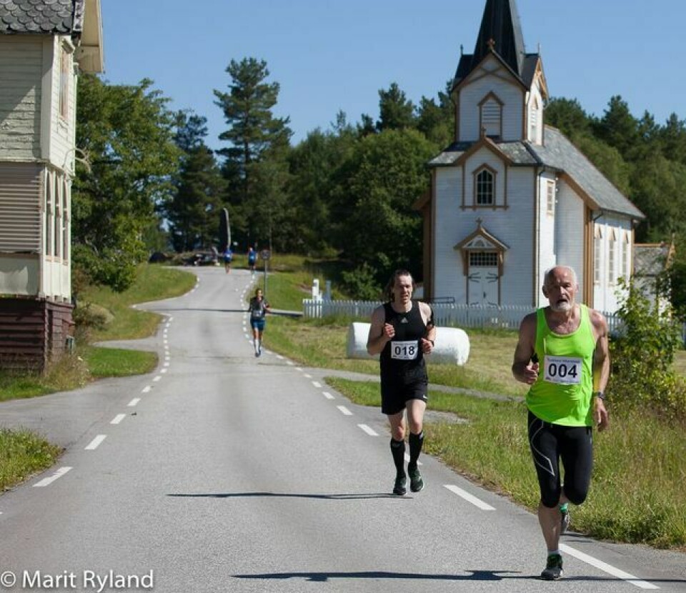Økende popularitet for Sekken Maraton Sekken_kirke